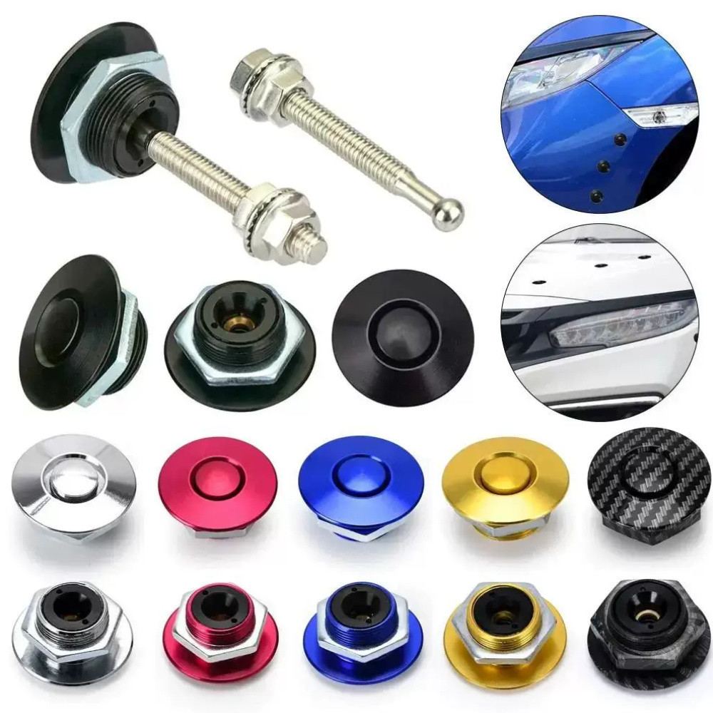 Jual Car Front Bumper Hood Pin Engine Bonnet Lock Latch Clip Push ...