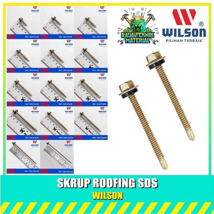Jual [1 BOX] LENGKAP! Sekrup Roofing Wilson - Baut Sekrup Baja Ringan ...