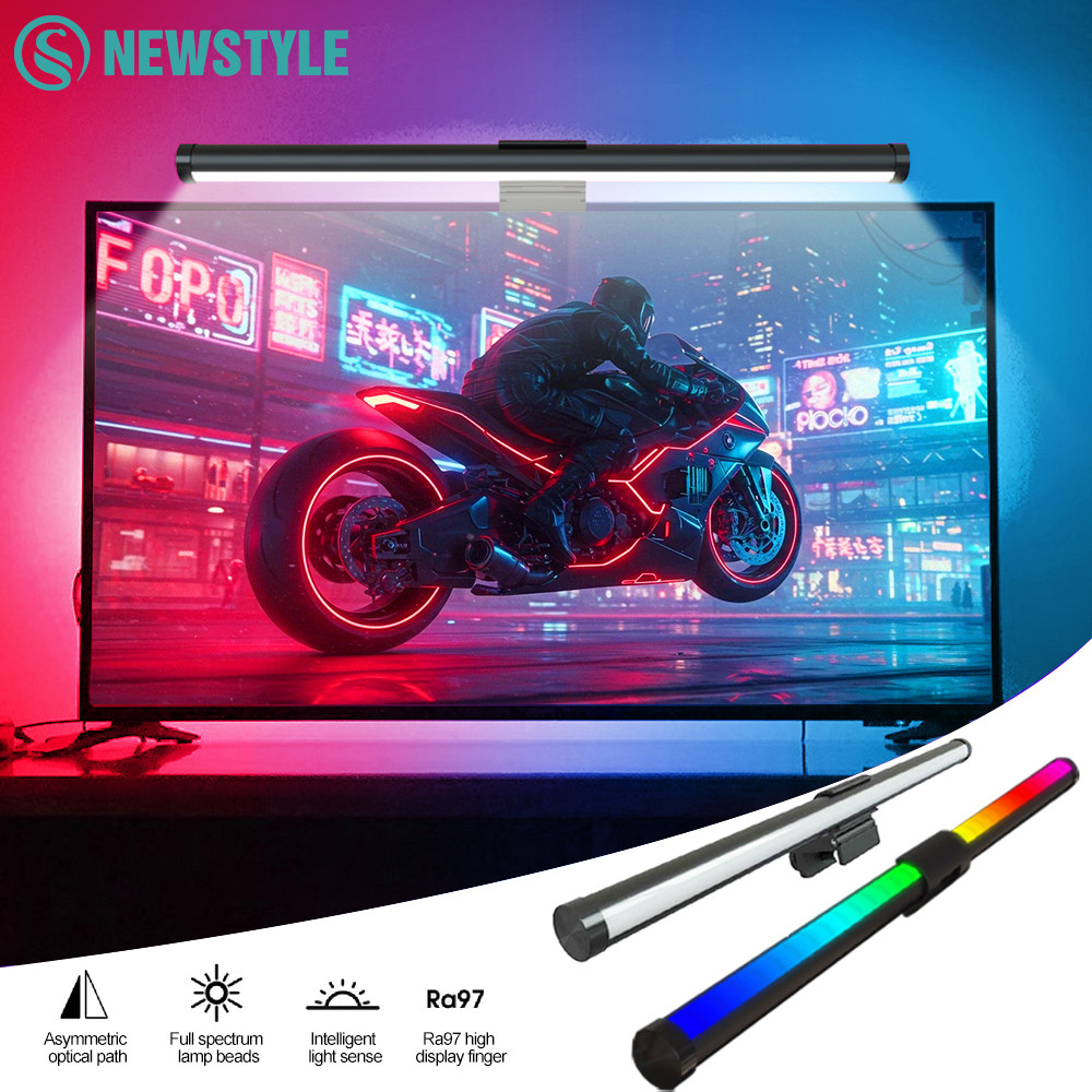 Jual RGB Computer Monitor Light Bar USB Reading Desk Lamp LED Screen ...