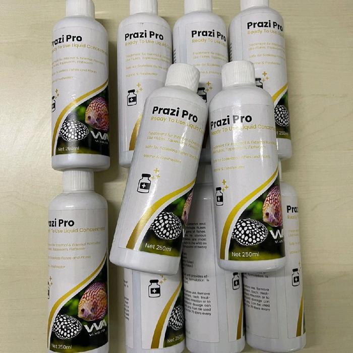 Jual VIVARIA PRAZI PRO PRAZIQUANTEL 250ML OBAT PARASIT IKAN PRAZI 250 ...