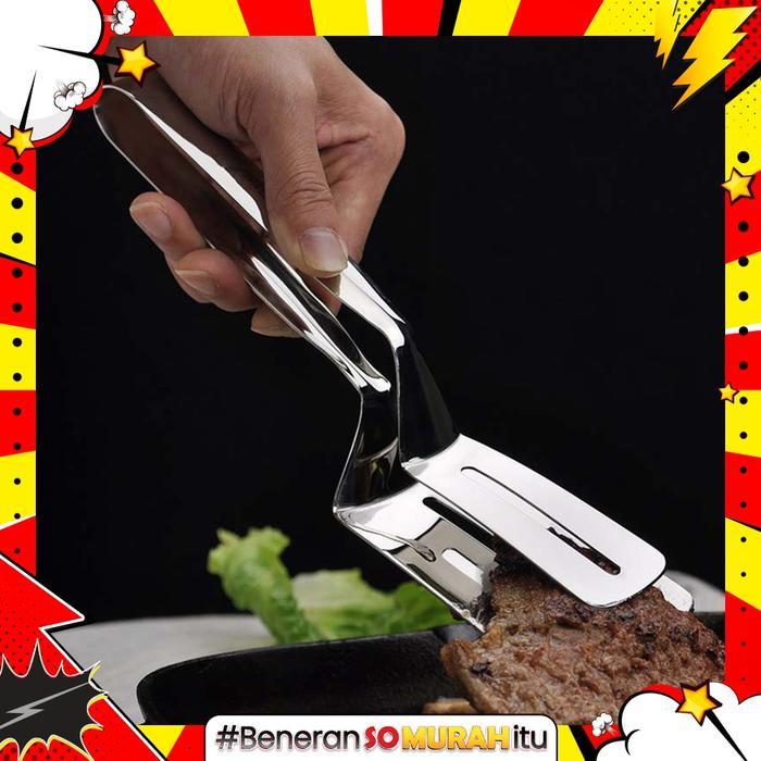 Jual Spatula Capitan Roti Bakar Ikan Daging BBQ Stainless Steel Frying ...