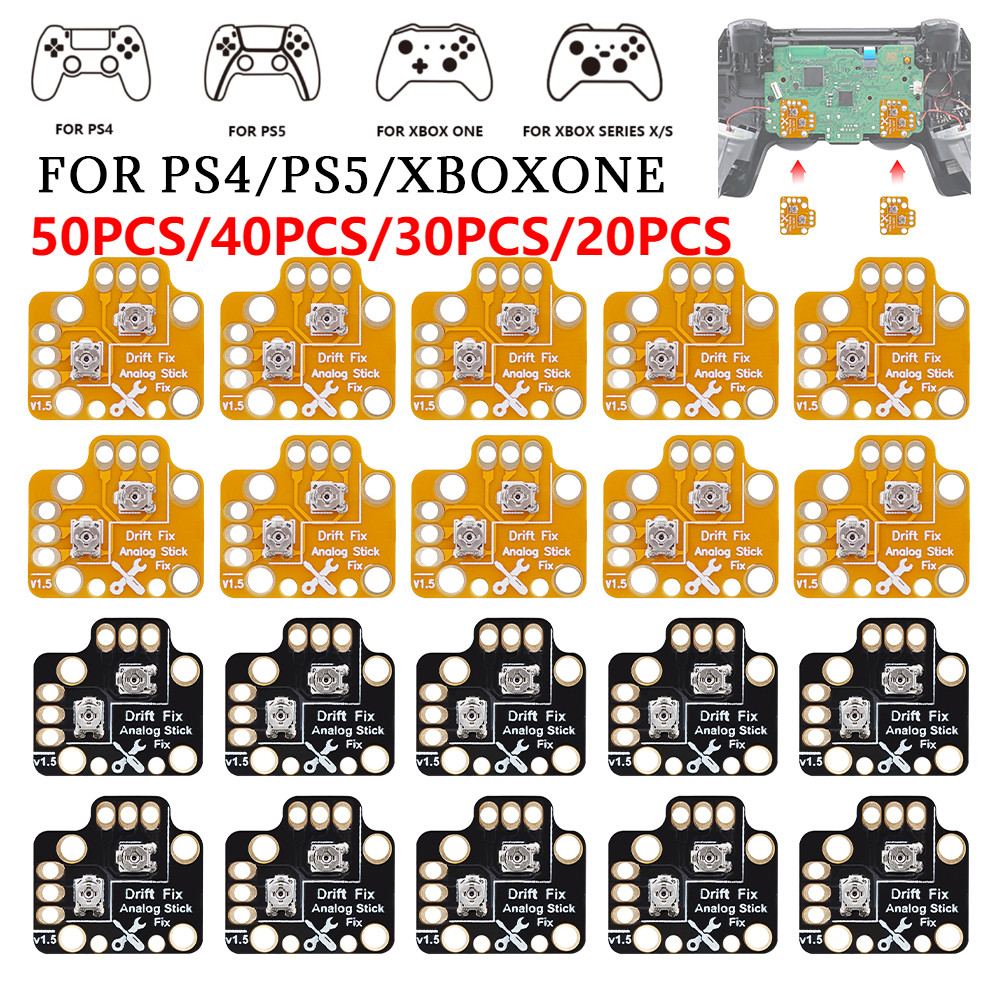 Jual 50-10Pcs Controller Analog Thumb Stick Drift Fix Mod Gamepad ...