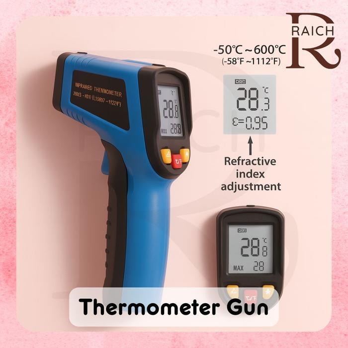 Jual Termometer Masak Tembak Infrared Digital Cooking Thermometer Gun ...