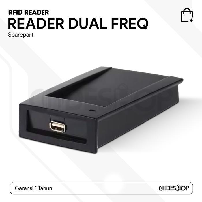 Jual Rfid Card Reader Dual Frequency 125Khz 13.56Mhz Alat Pembaca Kartu ...