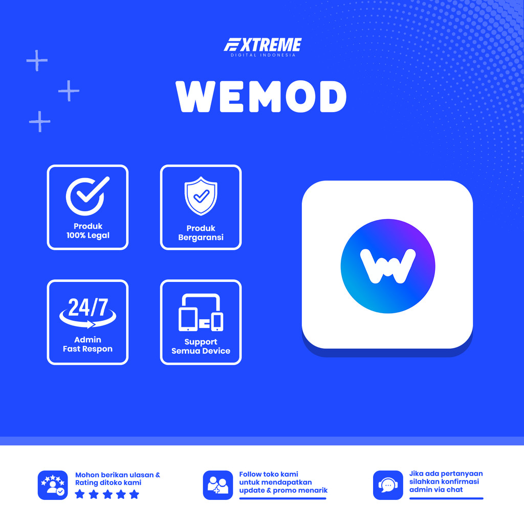Jual WeMod Pro 1 Bulan | Game Mod Premium | Shopee Indonesia