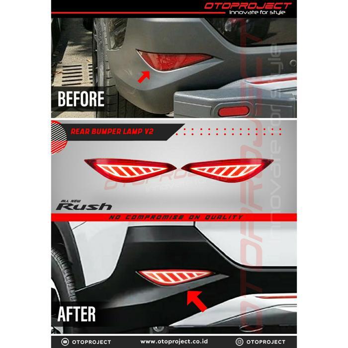 Jual Reflektor Bumper All New Rush Led Rear Bumper Lamp All New Rush ...