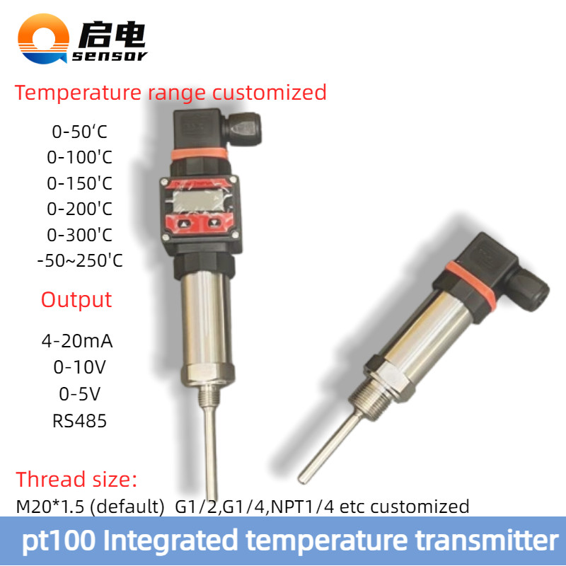 Jual Integrated Temperature Transmitter Plug-in 4-20mA Temperature ...