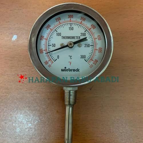 Jual Thermometer Gauge Stainless Model Raket 2 1/2