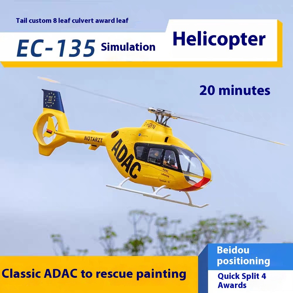 Jual Flying EC-135 Level 470 Remote Control Helicopter 10-Channel ...