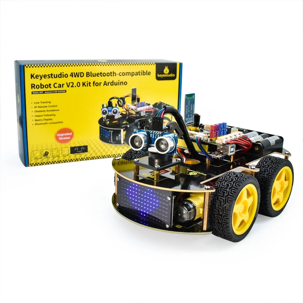Jual Keyestudio 4WD Multi BT Smart Car for Arduino Kit Robot Upgraded ...