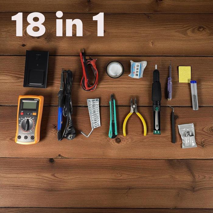 Jual Taffware Paket Lengkap Solder Multimeter Tang Obeng Tool Kit Set ...