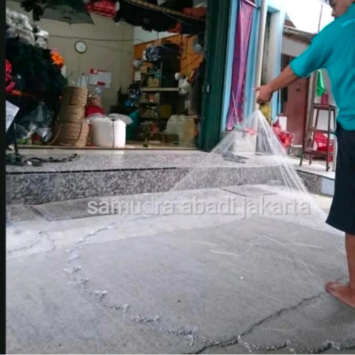 Jual Jala Lempar Full Tebar 5 Feet Senar 1,5 Meter Udang Dan Ikan 3/4 ...