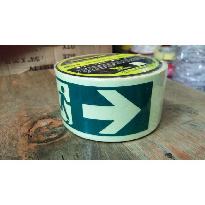 Jual Sticker Fosfor Tape/Glow In Thedark Panah Uk 2