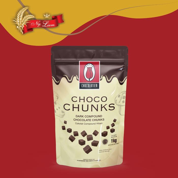 Jual TULIP Choco Chunks Cokelat Compound Kubur 1 kg | Shopee Indonesia