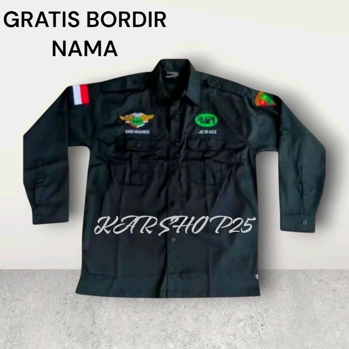 Jual KEMEJA RAPI LENGAN PANJANG TERBARU SERAGAM PDH RAPI KEMEJA RADIO ...