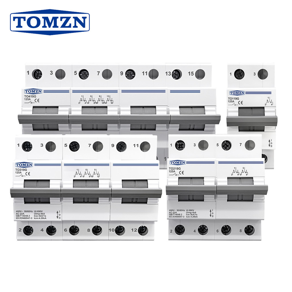 Jual PROMO TOMZN Official MTS Dual Power Changeover Switch TO219G 1P 2P ...