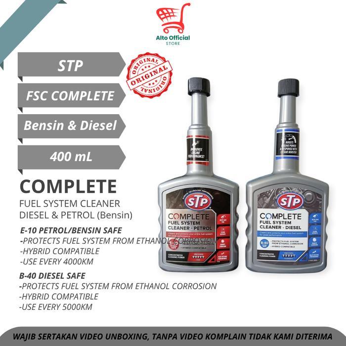 Jual STP Complete Fuel System Cleaner Gasoline E10 B40 Petrol Diesel ...