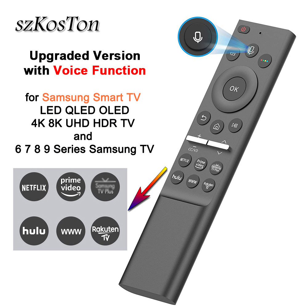 Jual Bluetooth-compatible Voice Remote Control for Smart TV LED QLED ...