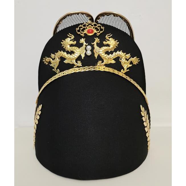 Jual Ancient Chinese Ming Dynasty Hanfu Hat Men Official Cap Emperor ...
