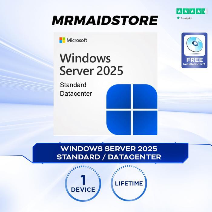 Jual Windows Server 2025 - Datacenter / Standard Version - Original ...