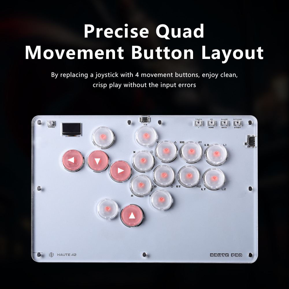 Jual Haute42 Arcade Joystick Hitbox Leverless Controller Arcade ...
