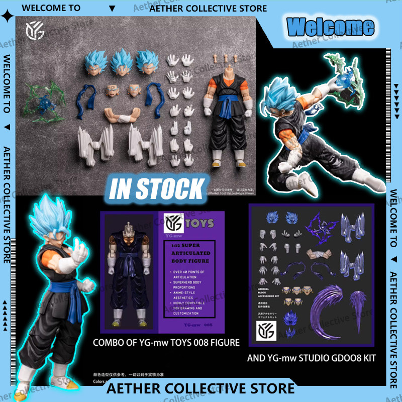 Jual In Stock YGmw Studio OC Dragon Ball SHF Super Saiyan Fusion ...