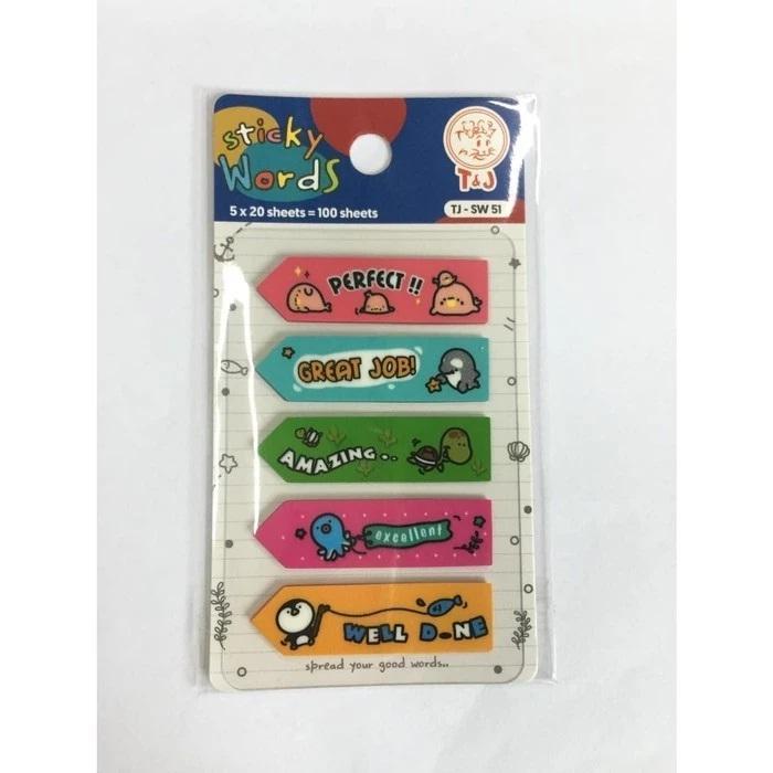 Jual Tom & Jerry Sticky Words/Rewards Stick Notes Sw50/51/60 | Shopee ...