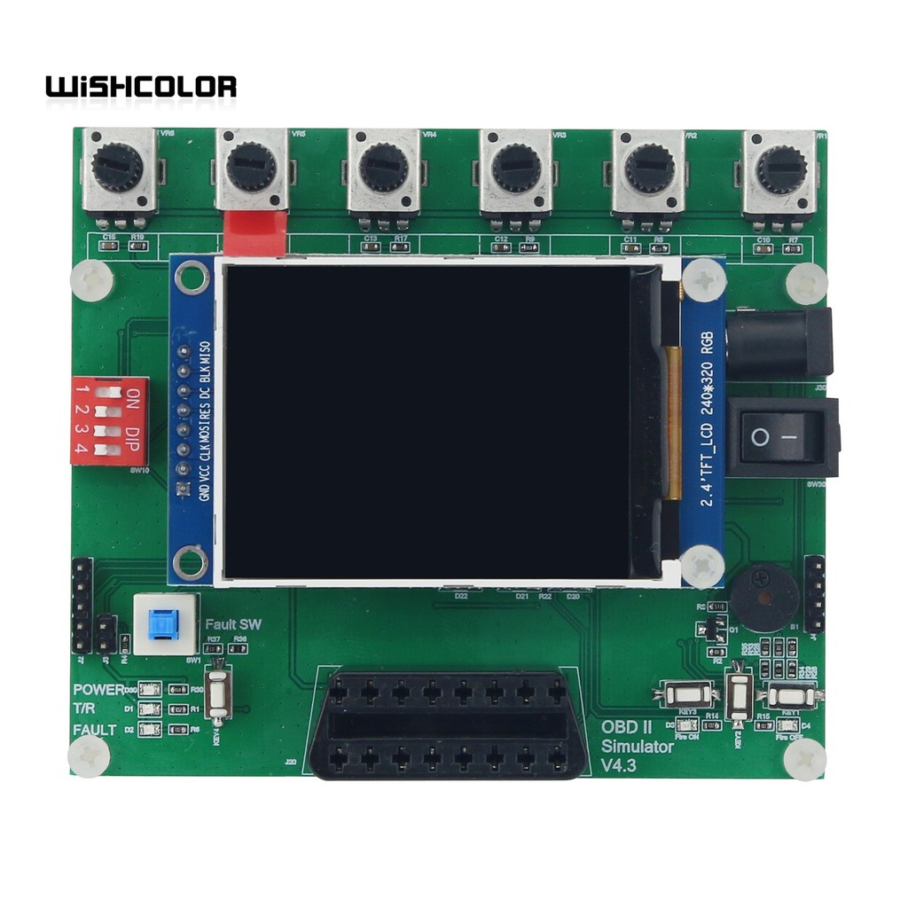 Jual Wishcolor Obd Ii Simulator Obd2 Ecu Simulator With 2.4