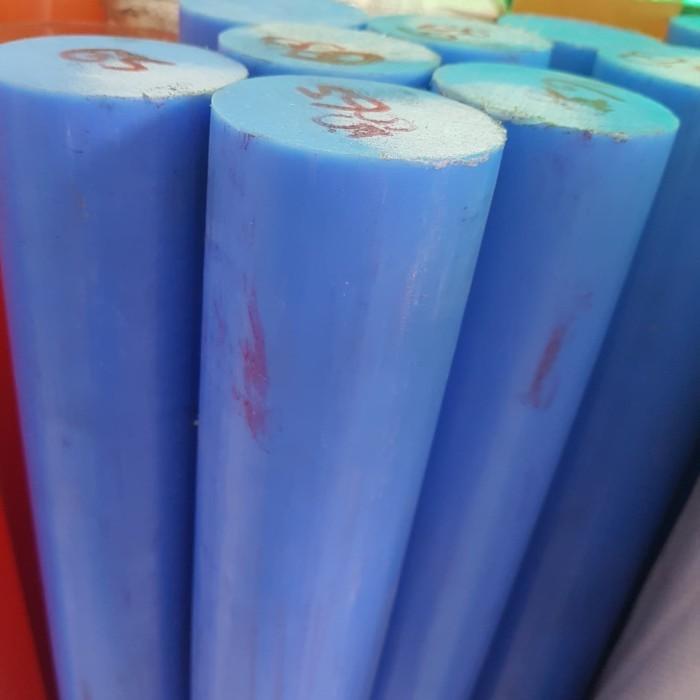 Jual Nylon Mc Blue Batangan 90Mm / Mc Blue Rod / Nylon Biru Batangan ...