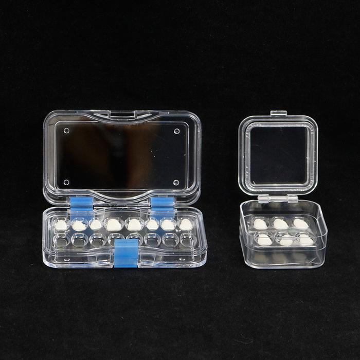 Jual PLASTIC TRANSPARENT DENTAL BOX DENTURE STORAGE BOX WITH FILM ...