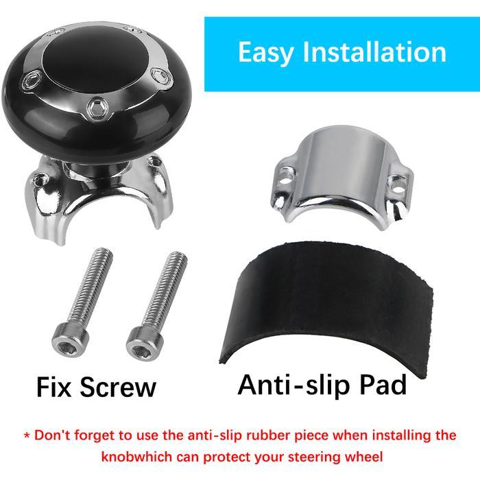 Jual CAR TURNING STEERING WHEEL BALL HANDLE WITH STEERING WHEEL SPINNER ...