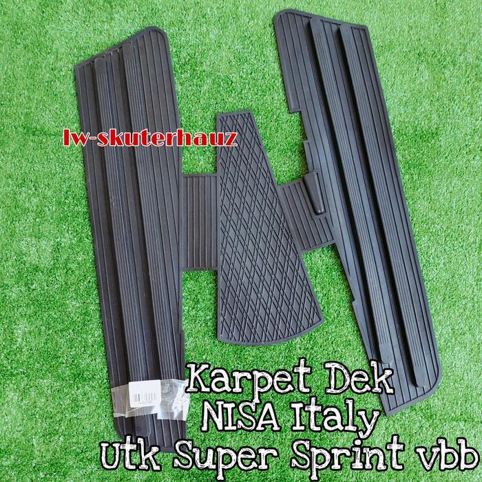 Jual Karpet Dek Lantai Floor Mat Nisa Italy Hitam Utk Super Sprint Vbb ...