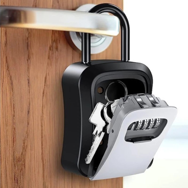 Jual 4 Digit Code Box Free Installation Outdoor Password Key Box ...