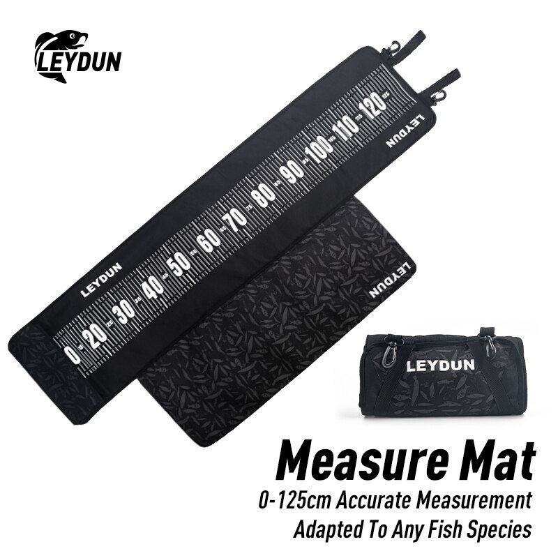 Jual LEYDUN 125cm Fish Measure Mat Fishing Tools Comes with Measuring ...