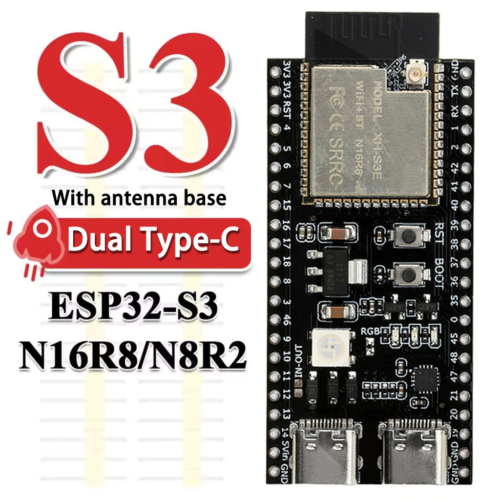 Jual ESP32-S3-DevKitC-1 Development Board BT 2.4G Wifi Module for ...