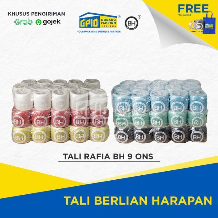 Jual New (GOSEND/GRAB) BH - Tali Rafia 9 ons (Hitam / Putih / Warna ...