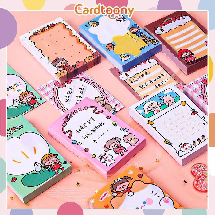 Jual Sticky Note / Memo Stick Notes Kertas Tempel Cute Lucu Imut Cat ...