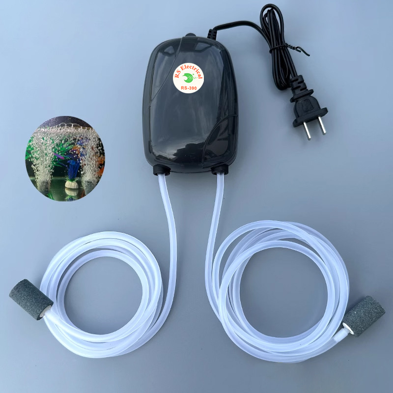 Jual Aquarium Oxen Air Pump Fish Tank Compressor Ultra Silent Oxenator ...