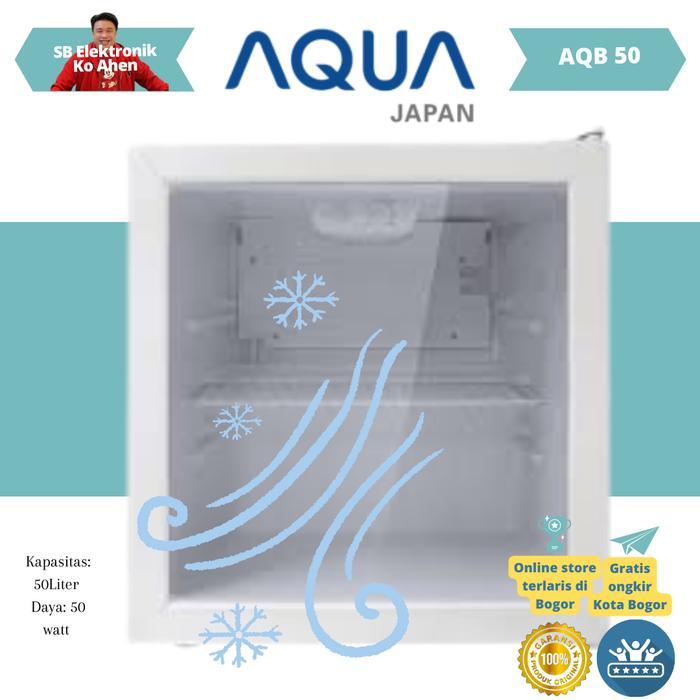 Jual Showcase Aqua Aqb-50 Kulkas Mini Kecil Display Kaca Cooler ...