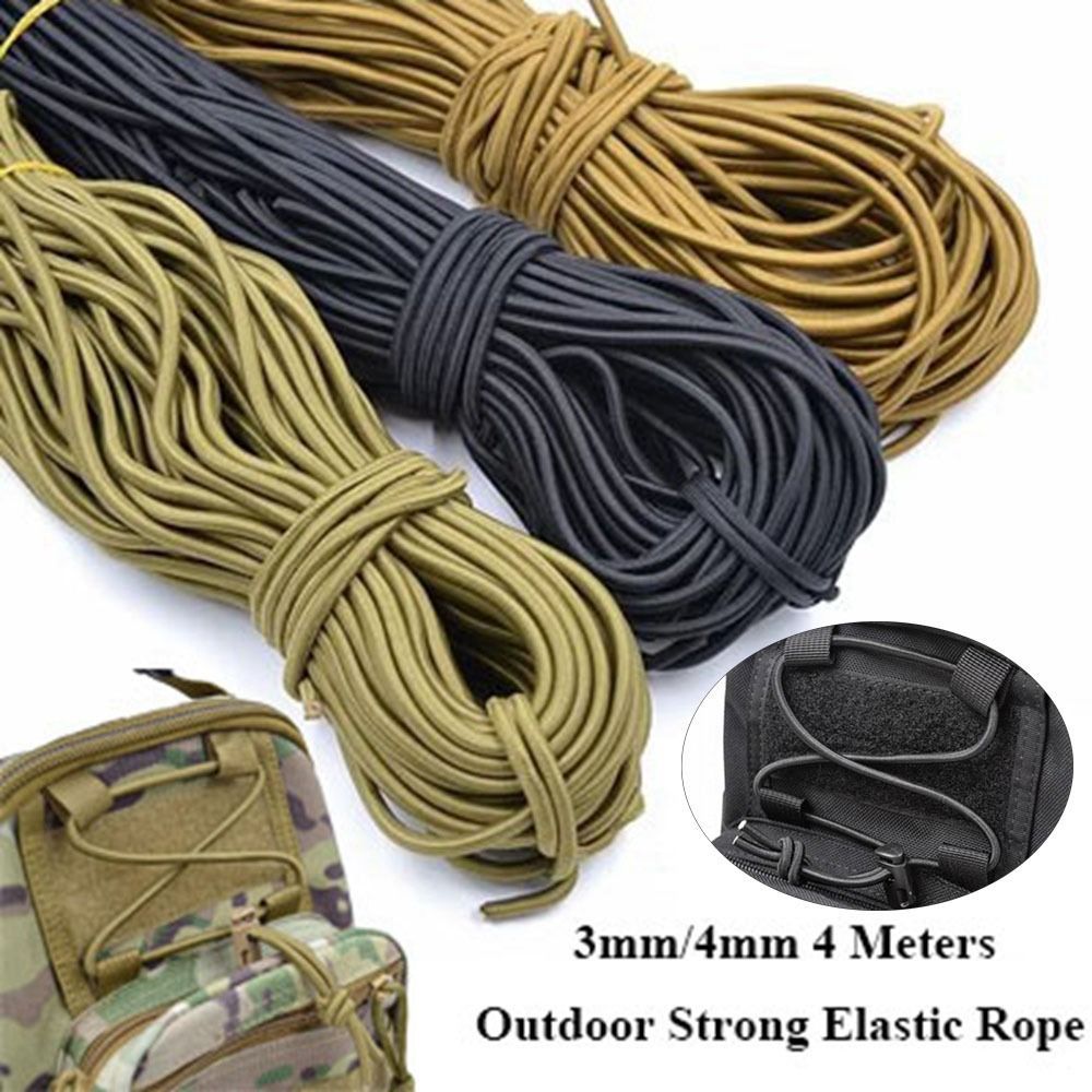 Jual 3Mm/4Mm 4M Outdoor Elastic Rope 4 Colors Elastic Rope Rubber Band ...