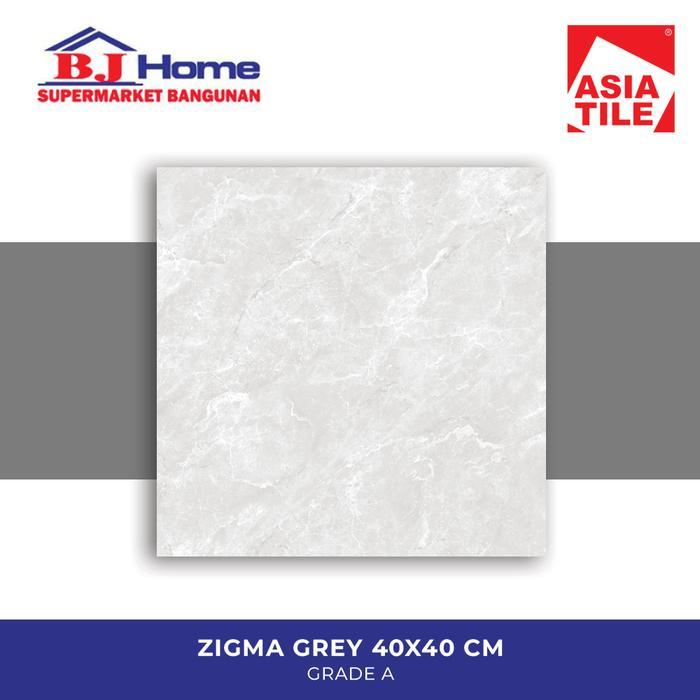 Jual Asia Tile Zigma Grey 40X40 KW1 - Keramik Lantai | Shopee Indonesia