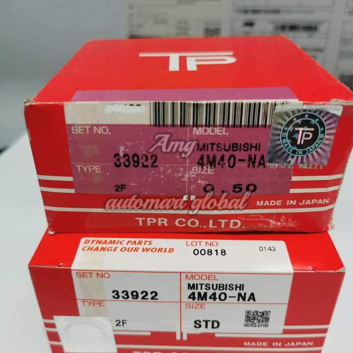 Jual Ring Piston Mitsubishi L200 4M40 4Mm Japan Asli Parts | Shopee ...