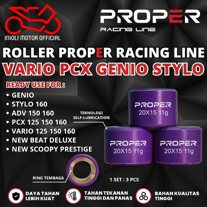Jual Roller Proper Racing Line Adv Pcx Vario 125 150 160 Stylo Genio ...