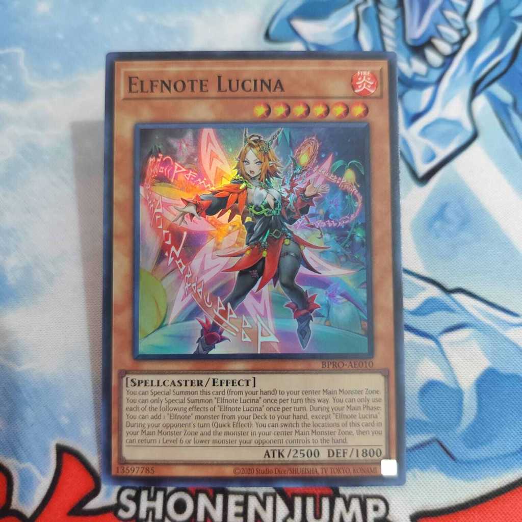 Jual yugioh AE Elfnote lucina BPRO-AE010 SR original | Shopee Indonesia