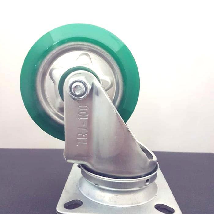 Jual Roda pu hijau 4