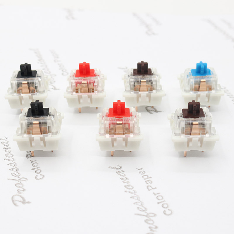Jual 100PCS Mechanical Keyboard Black Blue Brown Red Key Switch For CIY ...
