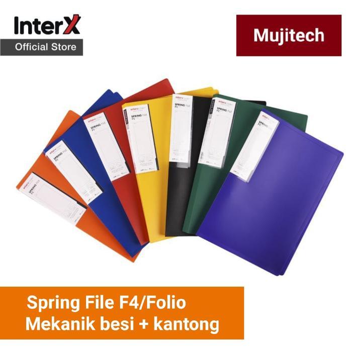 Jual INTERX MAP SNELL SPRING FILE FOLIO MAP PLASTIK DOKUMEN KERTAS ...