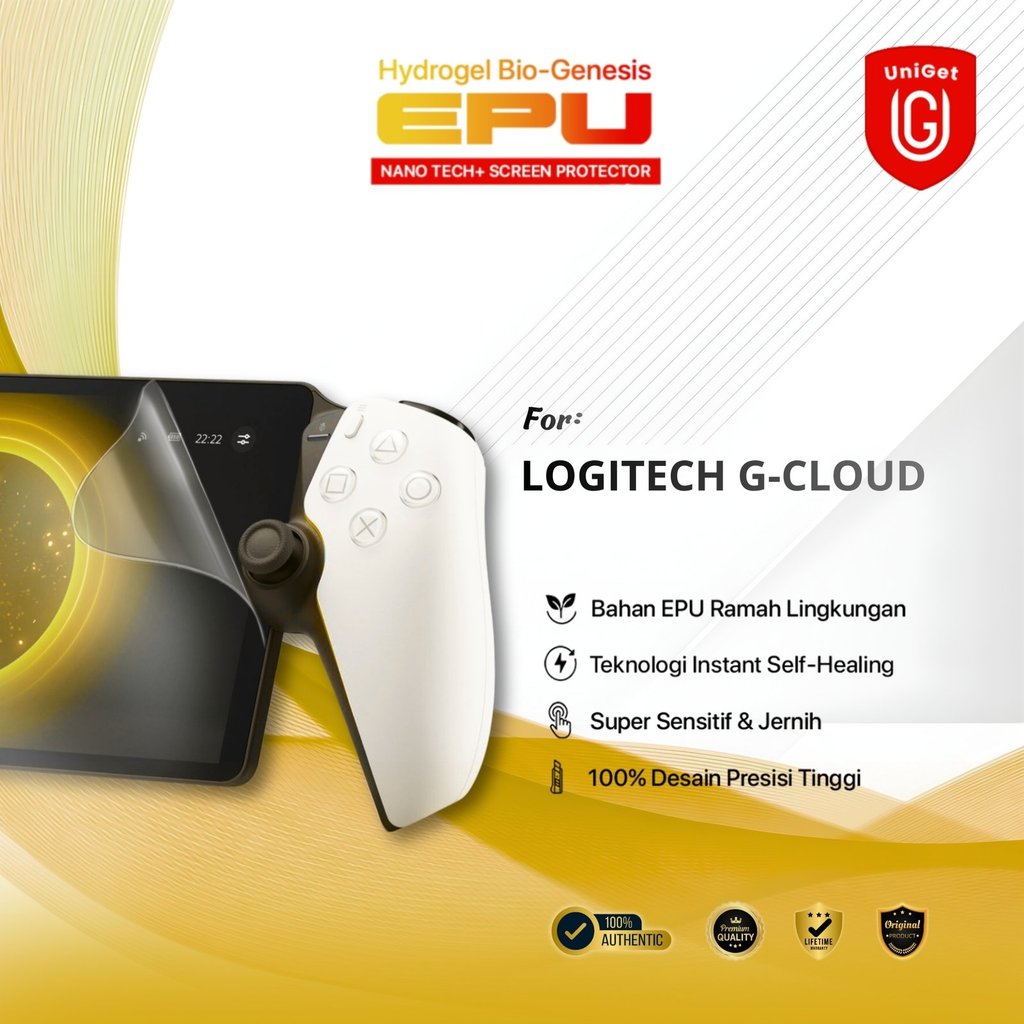 Jual UniGet BIO-HYDRO EPU Hydrogel Anti Gores for LOGITECH G-CLOUD ...
