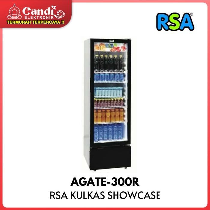 Jual RSA GEA Kulkas Showcase Kapasitas 282 Liter AGATE-300R - BLACK ...