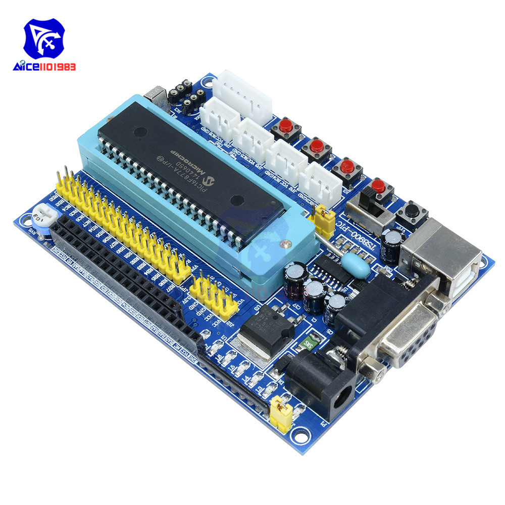 Jual diymore PIC16F877A Development Board DC 12V JTAG Minimum System ...